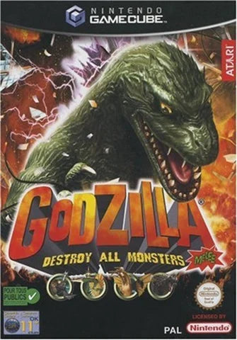 Sin Manual Godzilla Destroy All Monsters GAMECUBE