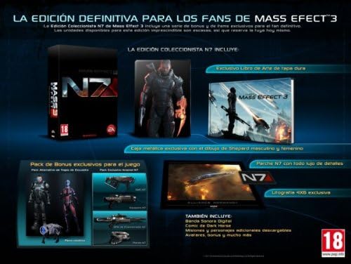 Mass Effect 3 Collectors Edition XBOX 360