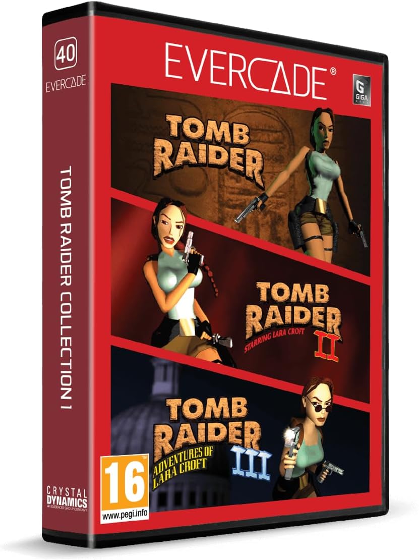Consola Evercade VS-R Tomb Raider Pack