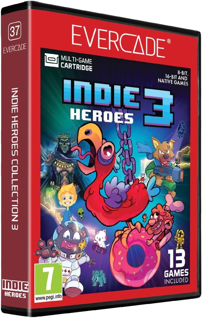 Cartucho Evercade Indie Heroes Collection 3 Nº37