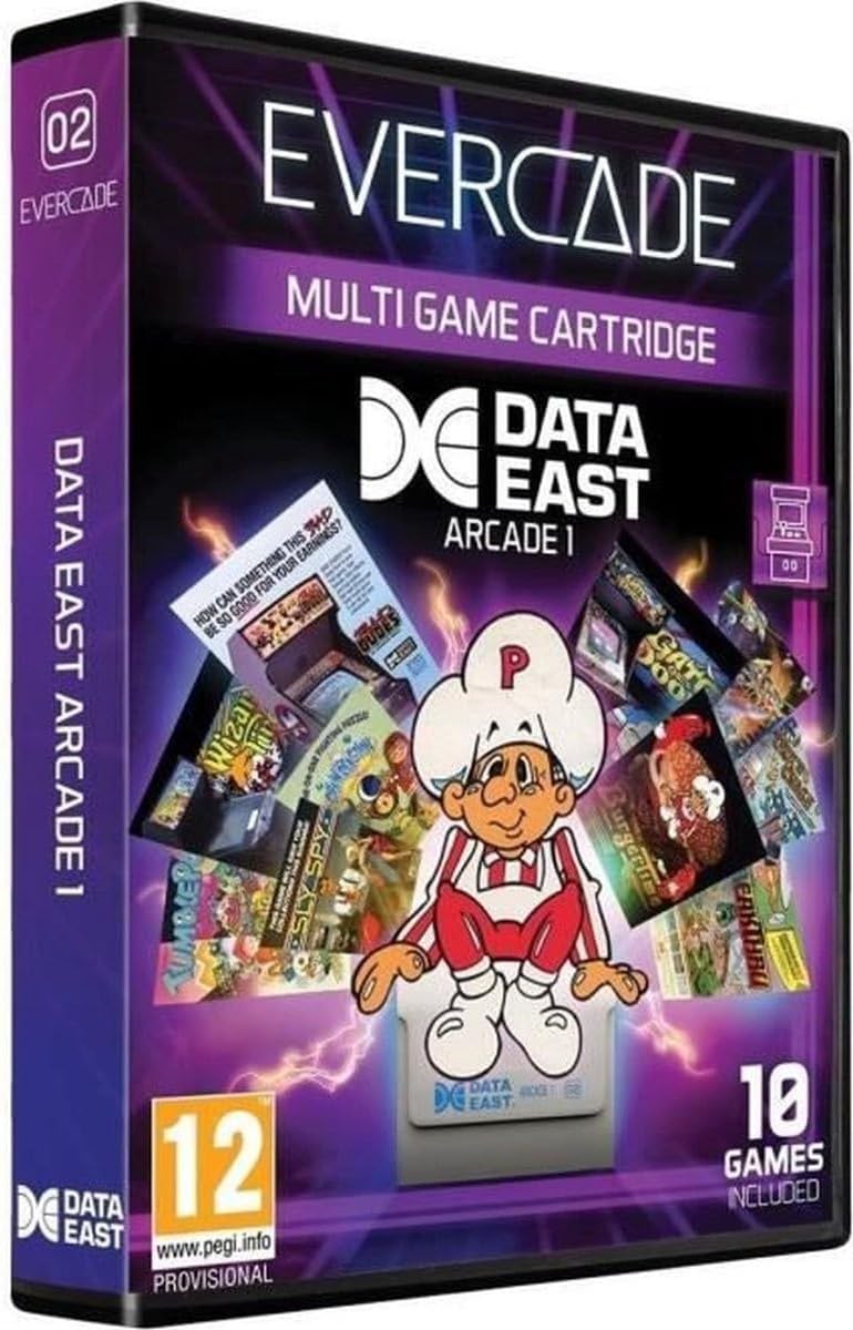 Cartucho Evercade Data East Arcade 1 Nº02