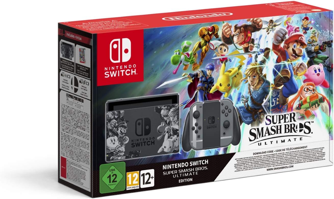 Consola Nintendo Switch Edición Super Smash Bros Ultimate