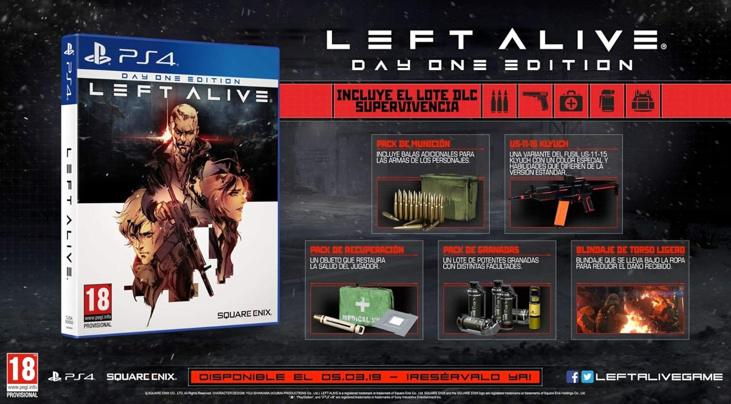 Left Alive PLAYSTATION 4