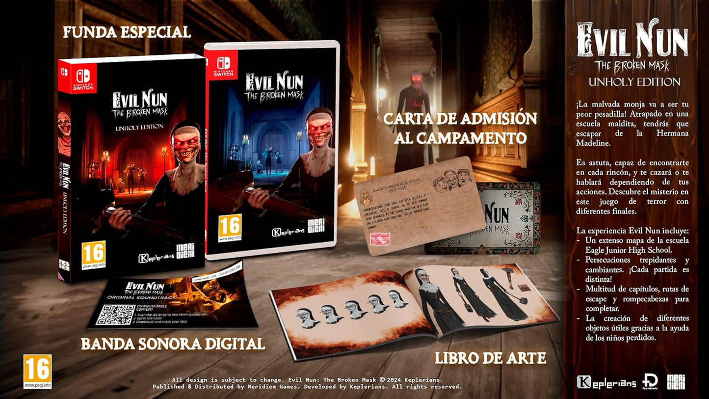 Evil Nun The Broken Mask Unholy Edition SWITCH