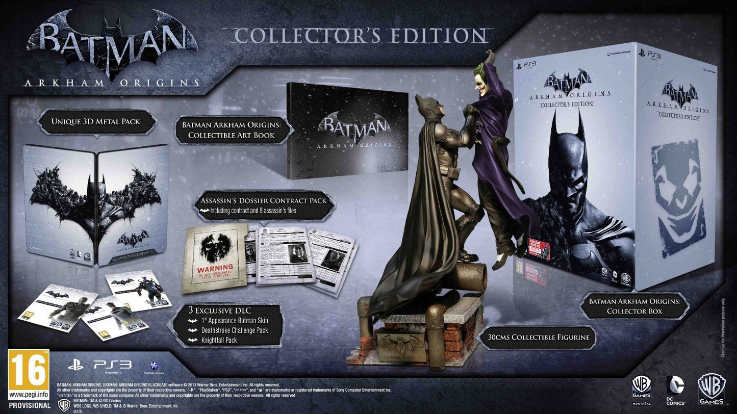 Batman Arkham Origins Edición Coleccionista PLAYSTATION 3