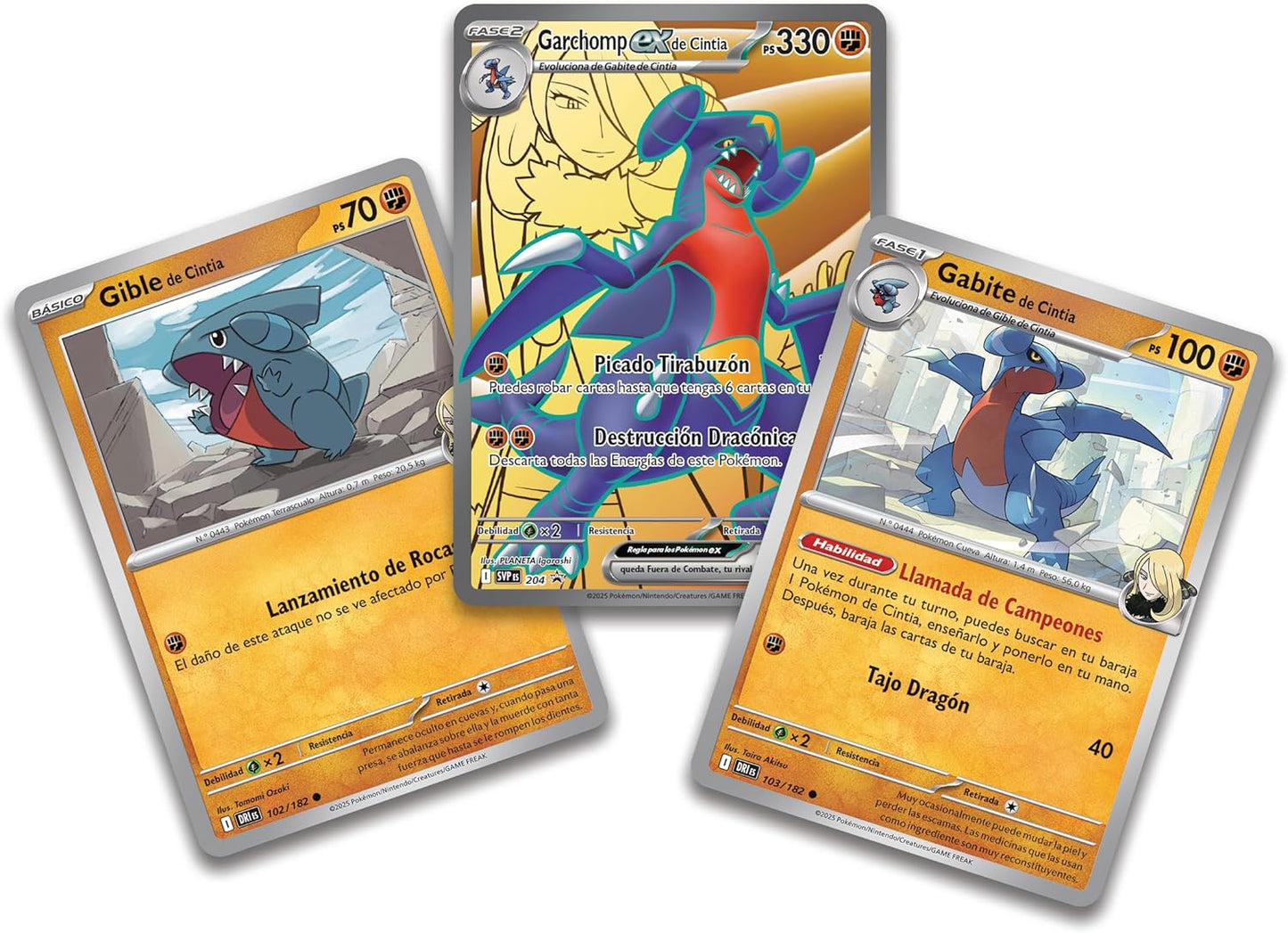 Colección Premium Garchomp EX de Cintia Pokemon TCG Castellano