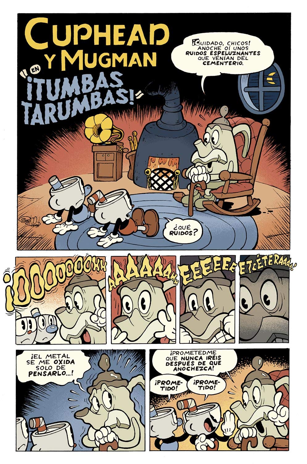 Cuphead Nº01 Lánces cómicos y Desatinos