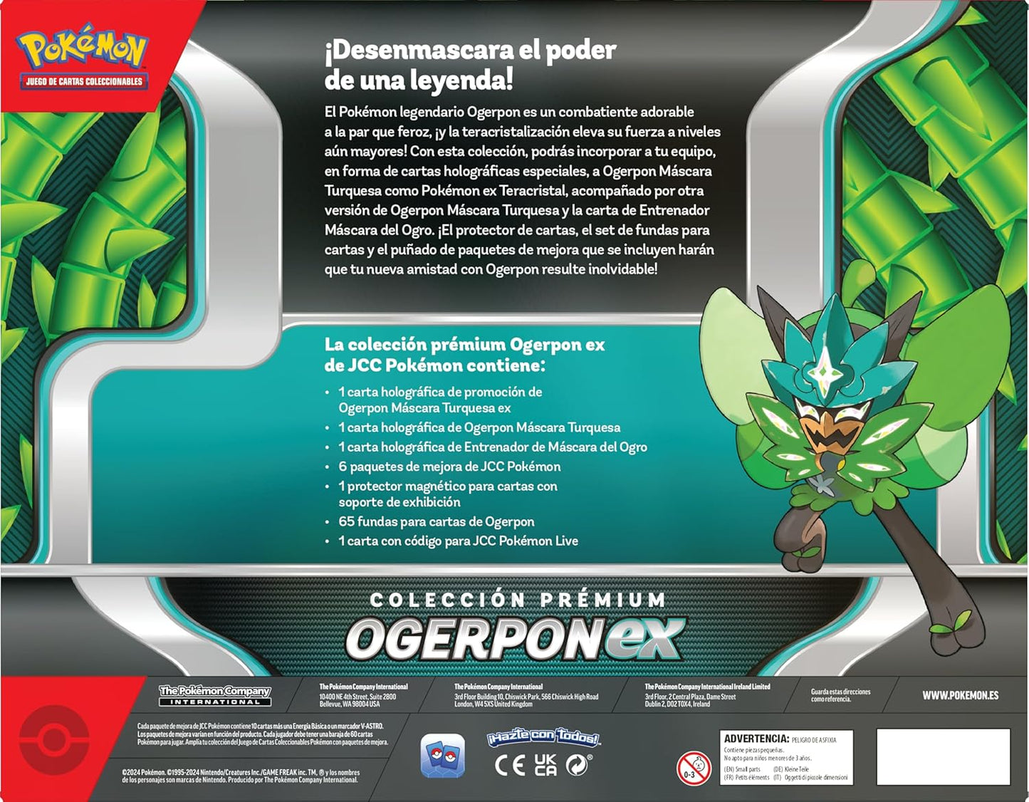 Colección Premium Ogerpon EX Pokemon TCG Castellano