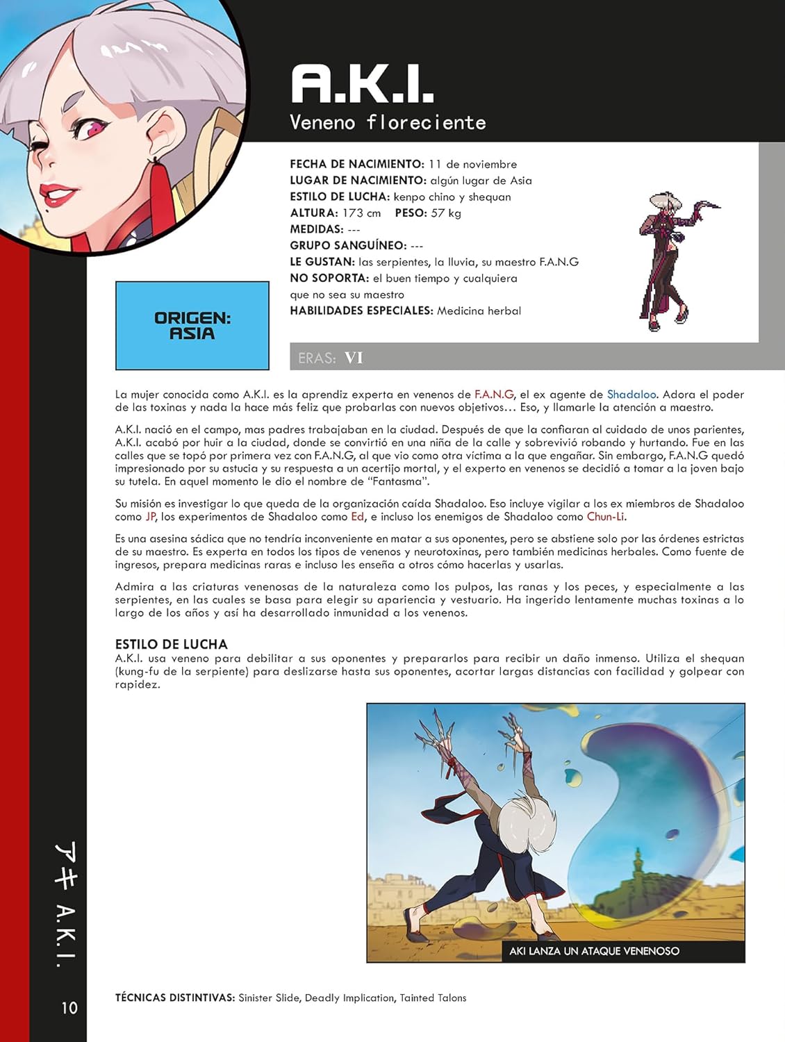 Street Fighter Enciclopedia de Guerreros Mundiales Edición World Tour
