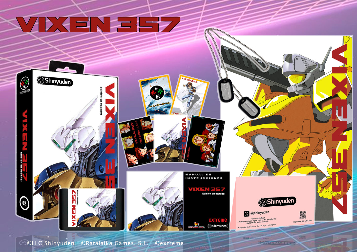 Vixen 357 Collectors Edition Shinyuden MEGA DRIVE