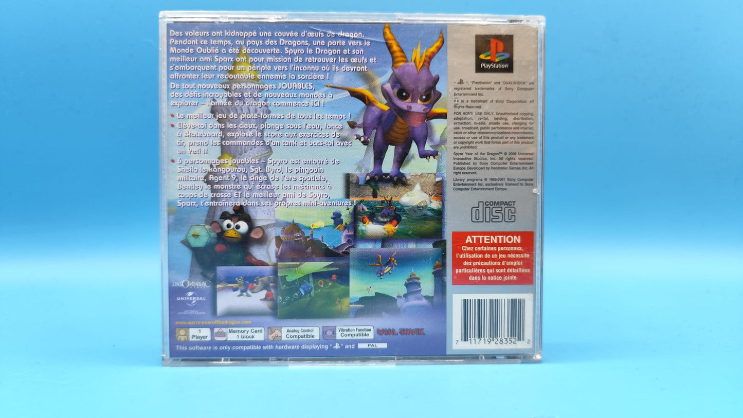 Spyro Year of the Dragon Platinum PLAYSTATION (Importación francesa)