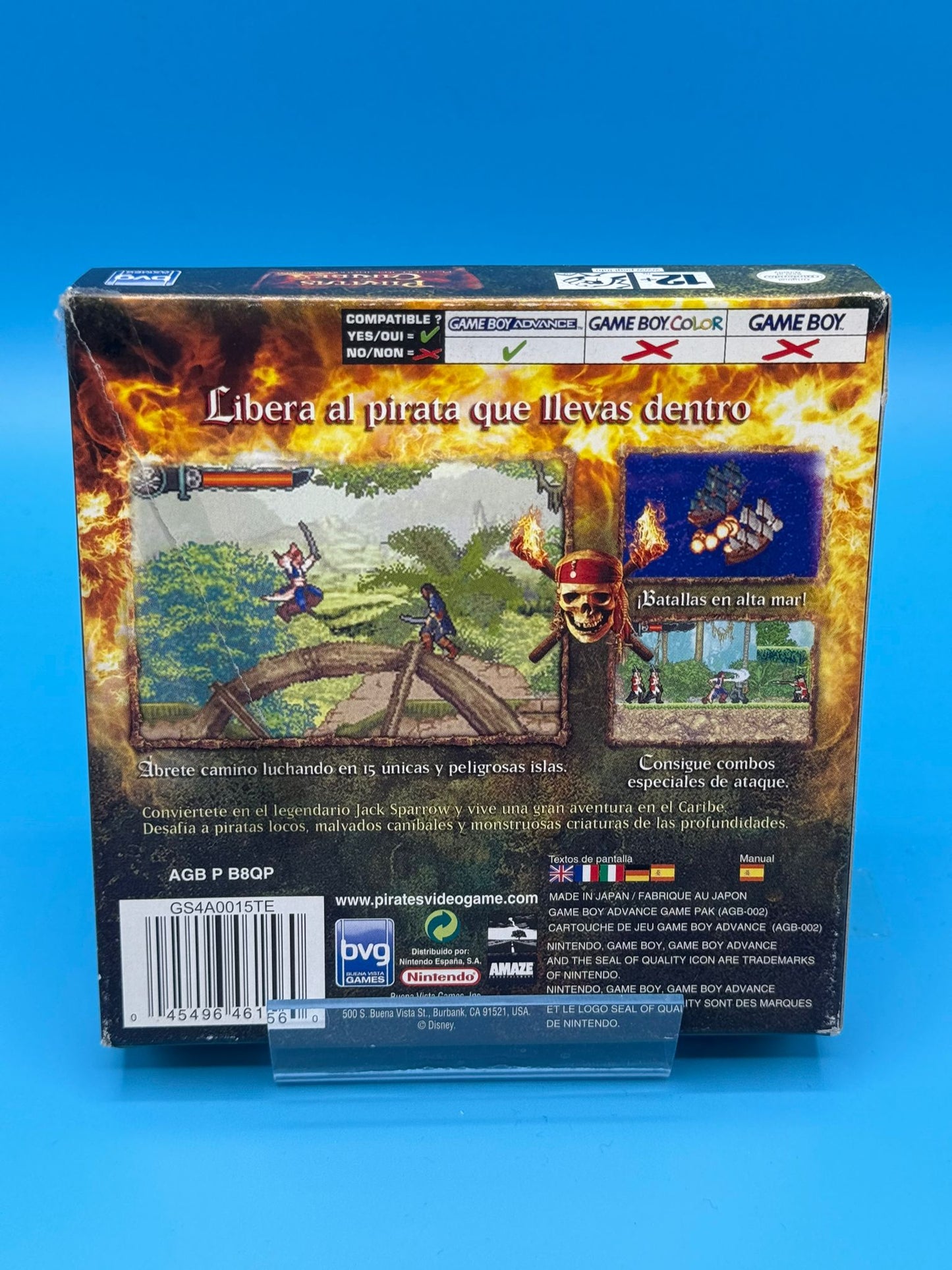 Piratas Del Caribe El Cofre Del Hombre Muerto GAME BOY ADVANCE