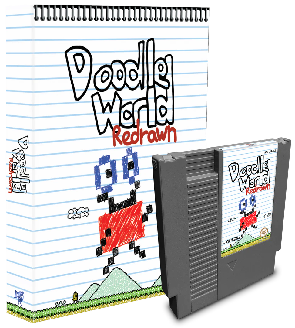Doodle World Redrawn Limited Run Games NINTENDO NES