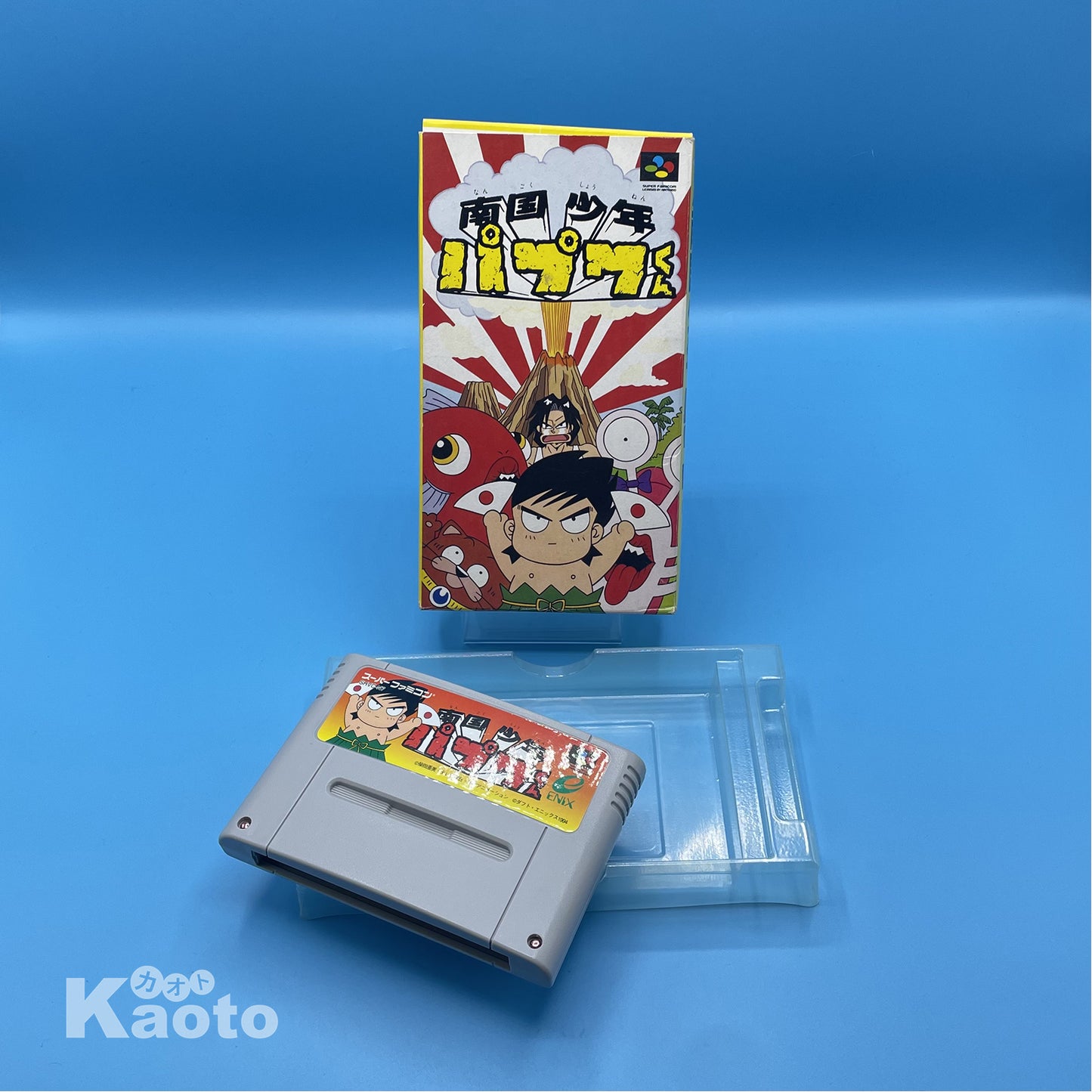 Sin Manual Nangoku Shounen Papuwa-kun SUPER NINTENDO (Importación japonesa)