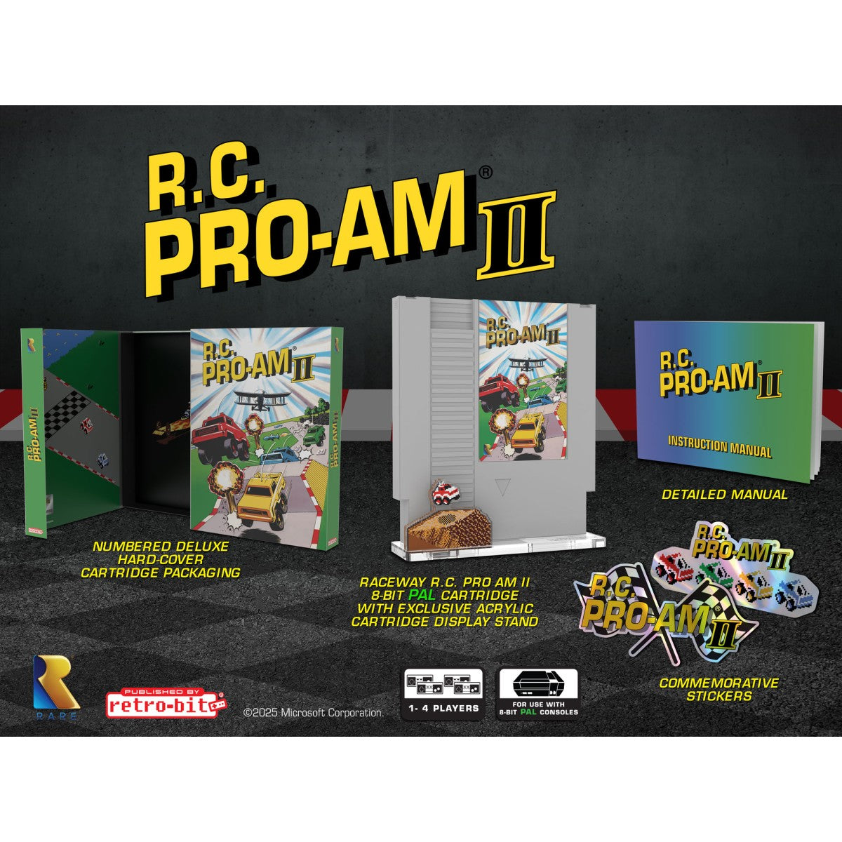 R.C. Pro-Am II Retrobit MEGA DRIVE