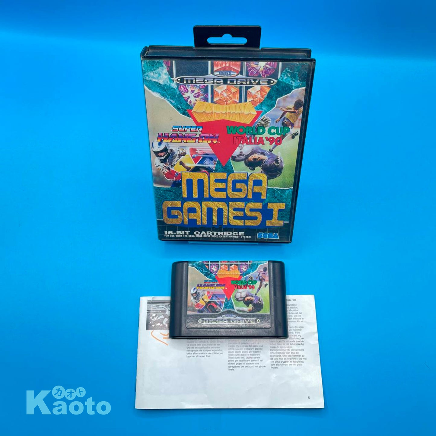 Sin Manual Mega Games 1 MEGA DRIVE