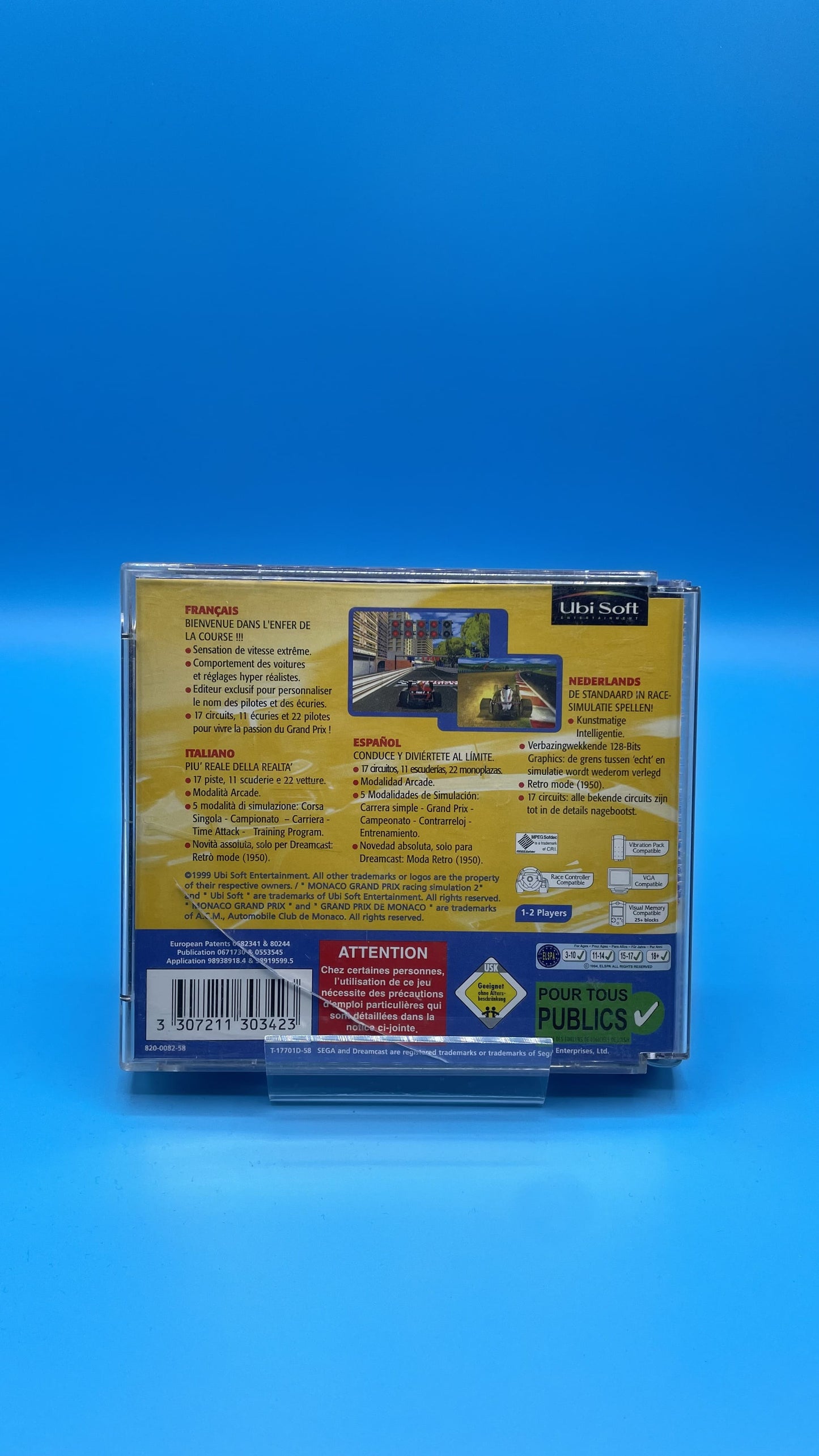 Monaco Grand Prix Racing Simulator 2 DREAMCAST