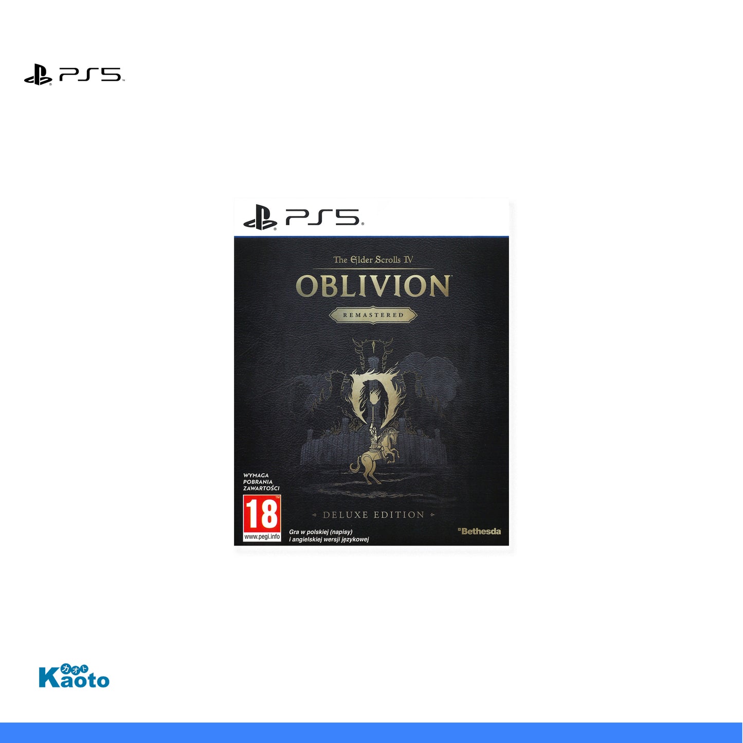 The Elder Scrolls IV Oblivion Remasered Deluxe Edition PLAYSTATION 5