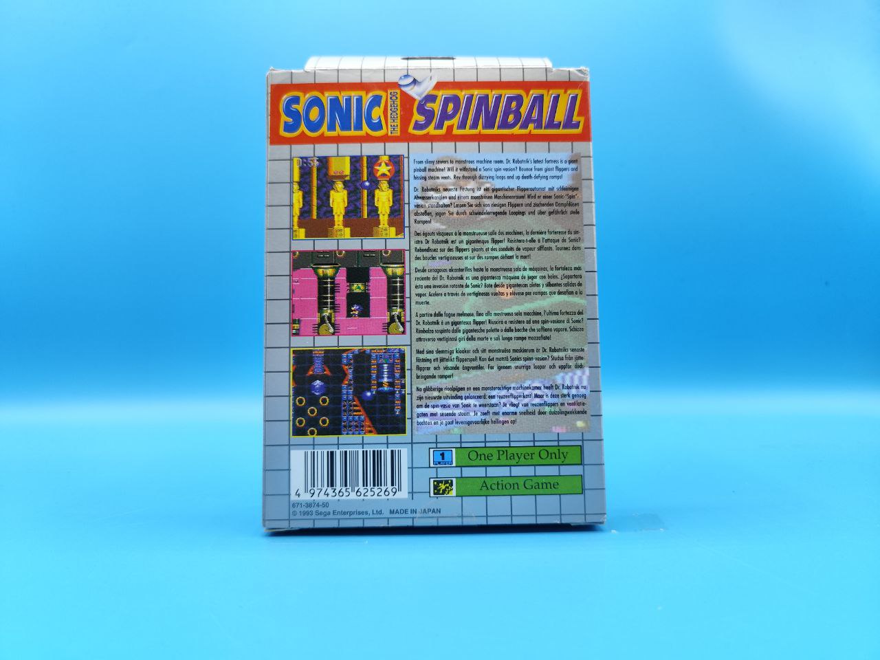 Sonic Spinball GAME GEAR