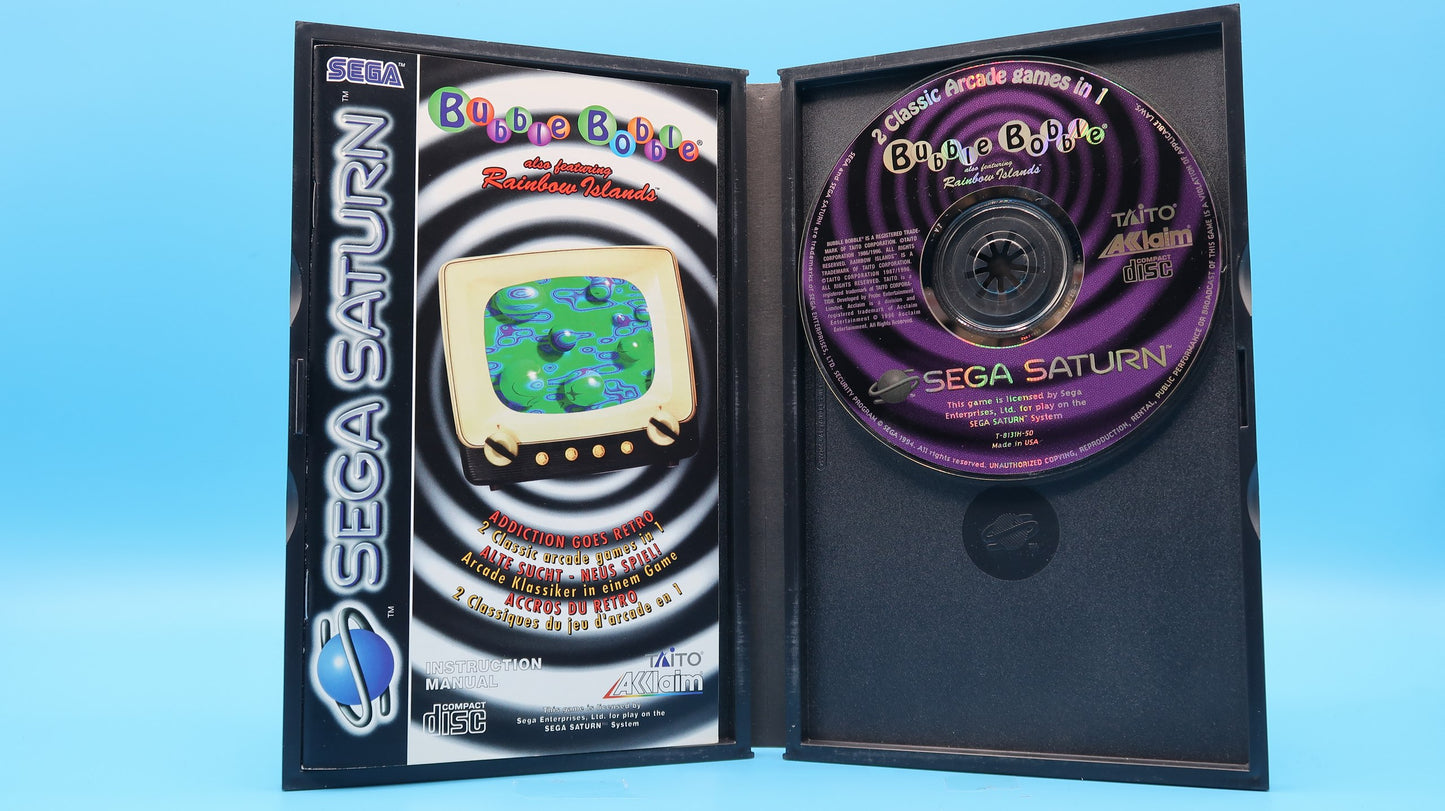 Bubble Bobble also Featuring Rainbow Islands SATURN
