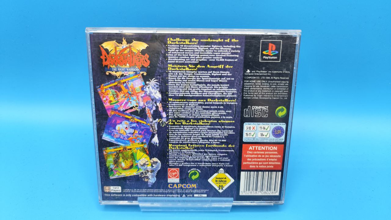 Darkstalkers The Night Warriors PLAYSTATION