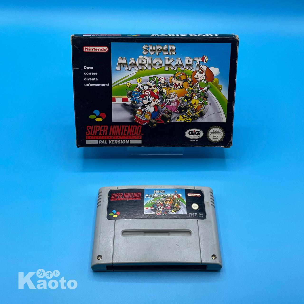Super Mario Kart SUPER NINTENDO (Importación italiana)