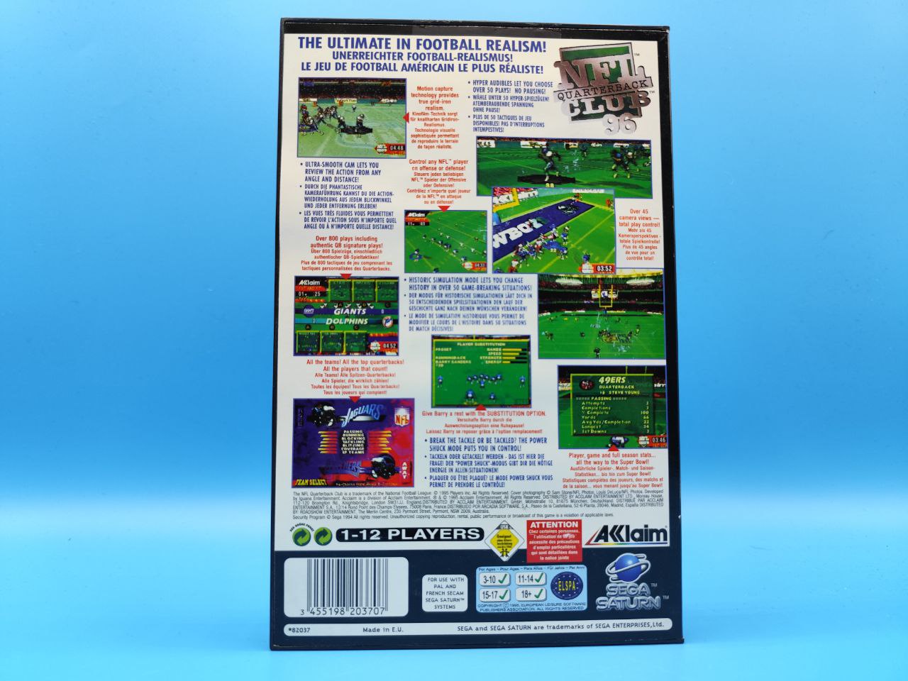 NFL Quaterback Club 96 SATURN