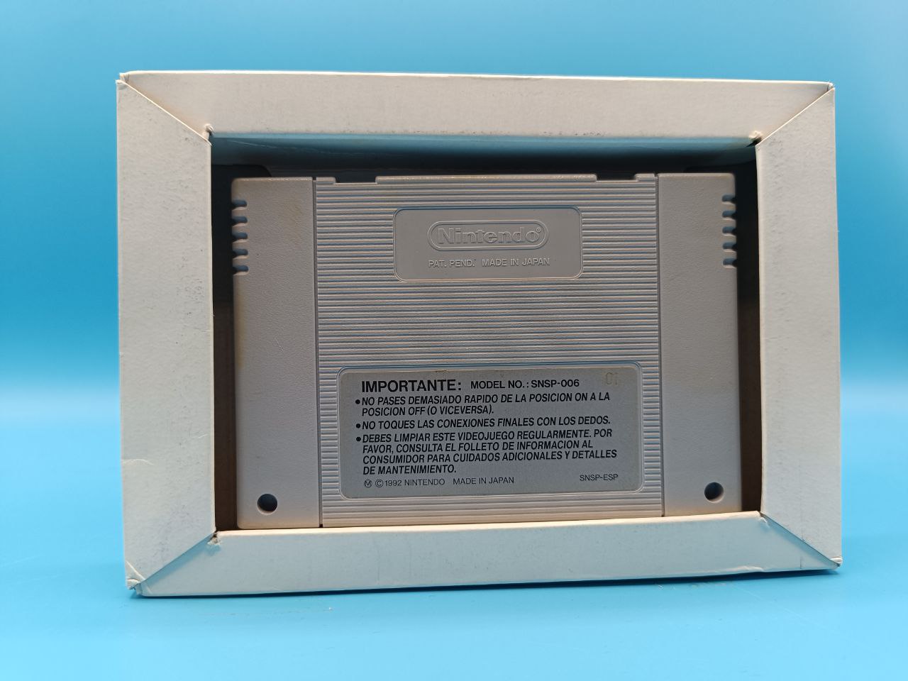 Sin Manual Super Aleste SUPER NINTENDO