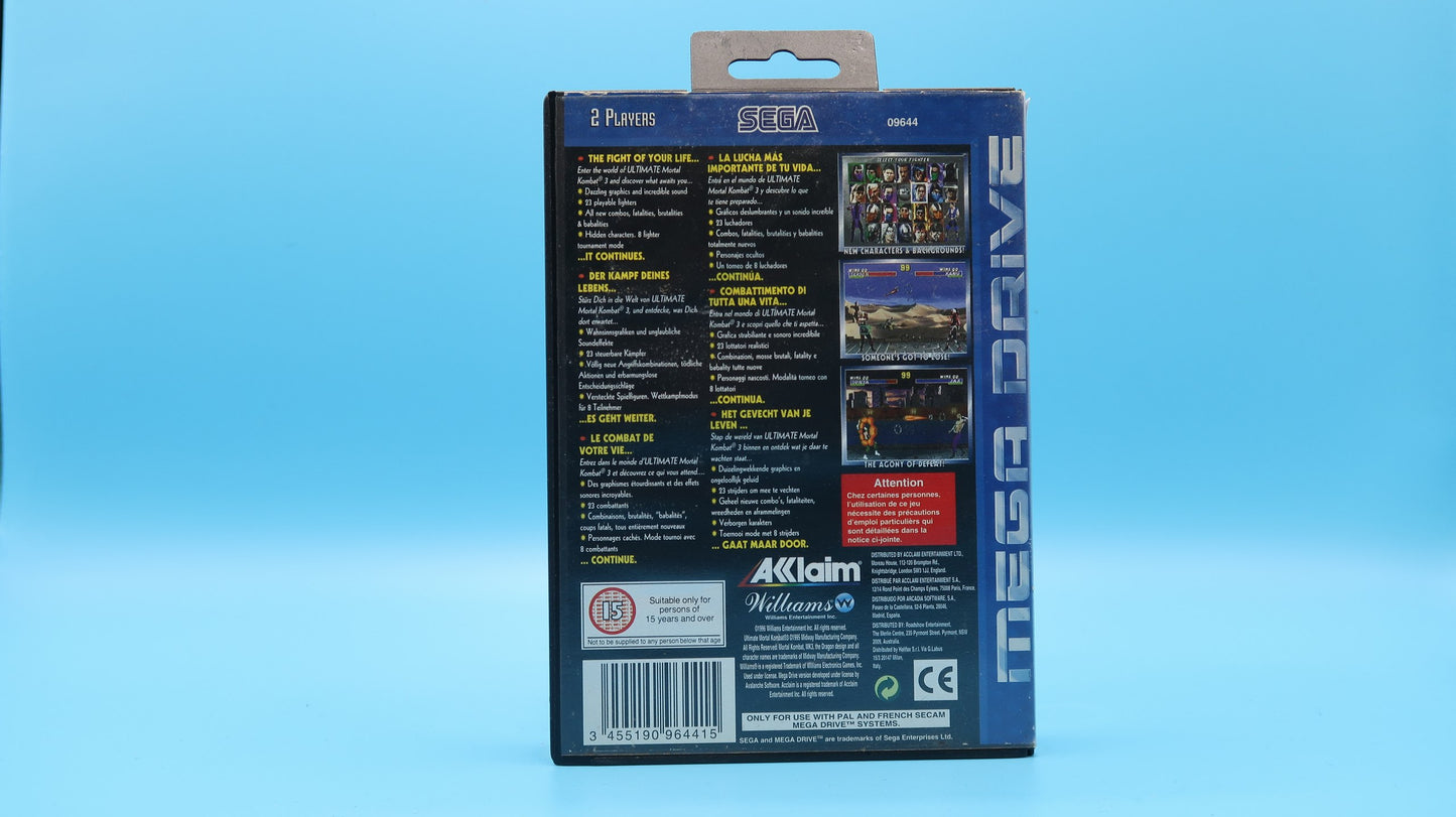 Ultimate Mortal Kombat 3 MEGA DRIVE