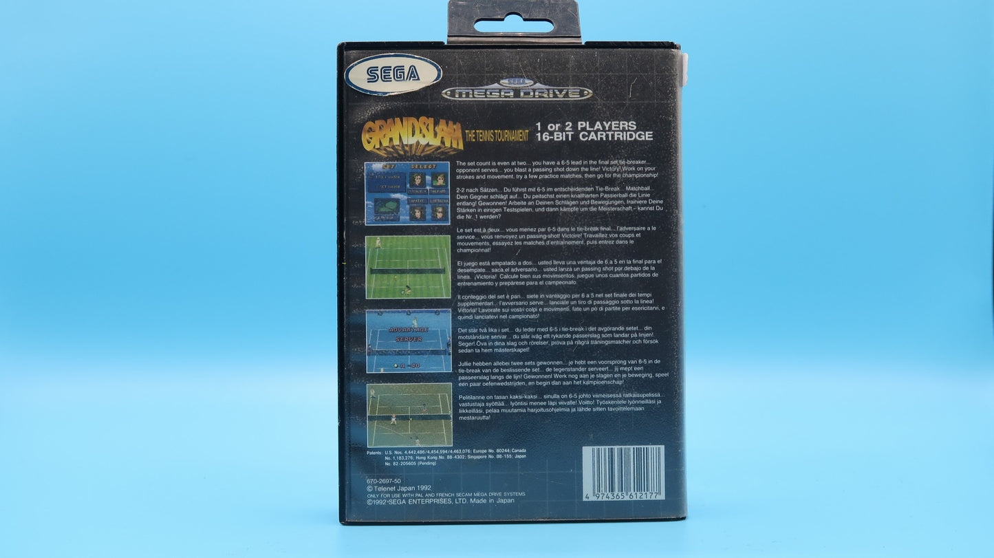 Grandslam The Tennis Tournament MEGA DRIVE