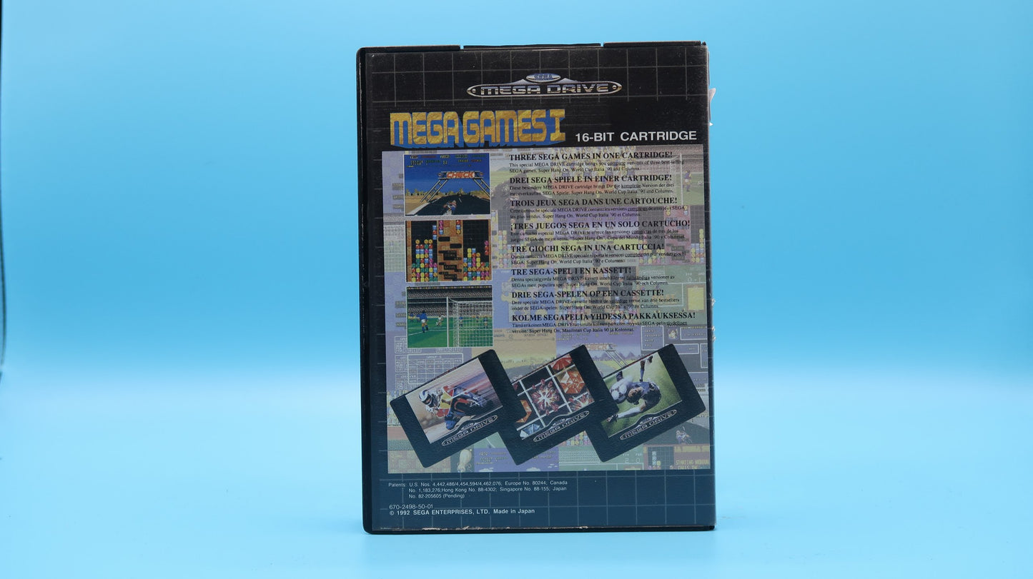 Sin Manual Mega Games 1 MEGA DRIVE