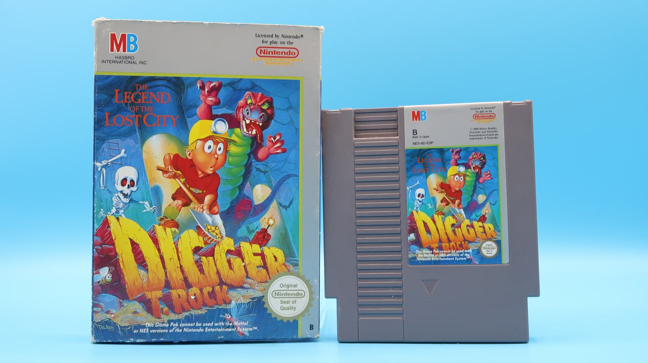 Sin Manual Digger T.Rock The Legend of Lost City NINTENDO NES