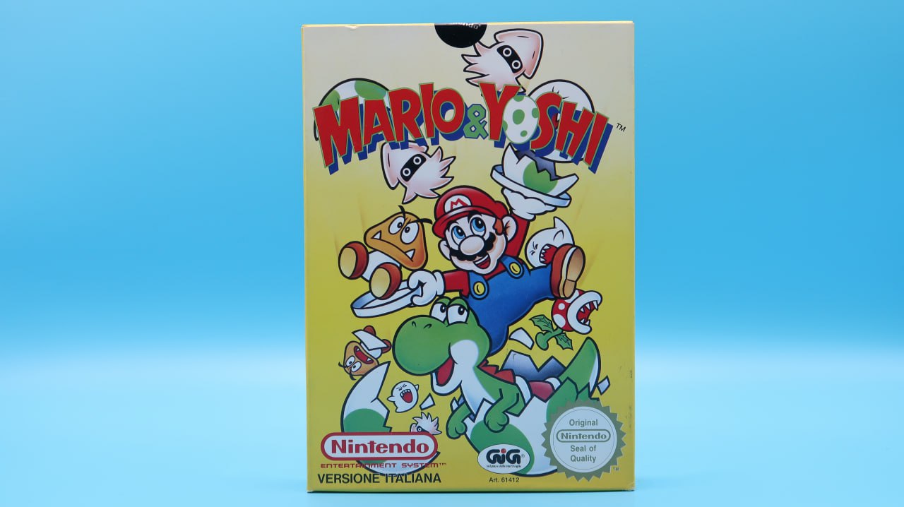 Mario and Yoshi NINTENDO NES