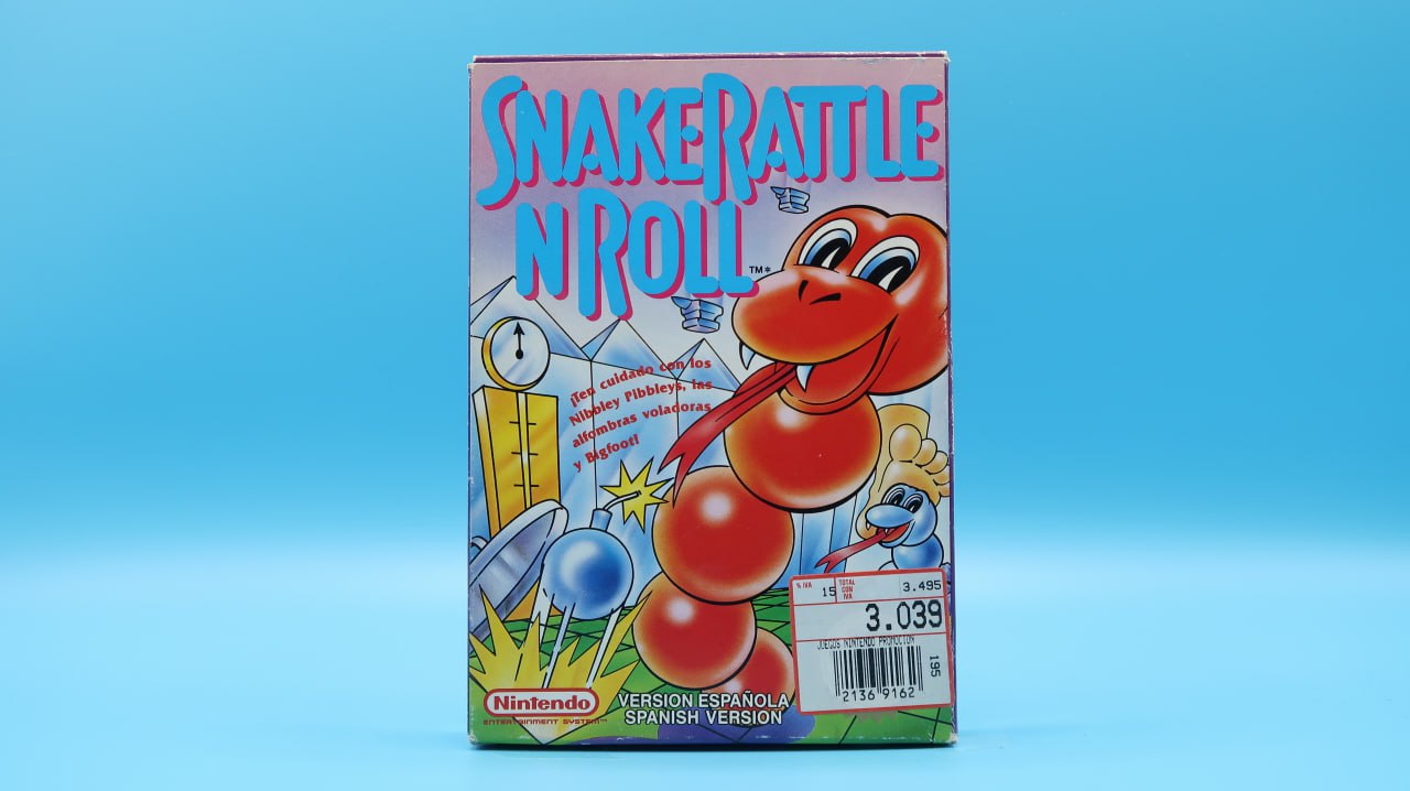Sin Manual Snake Rattle N Roll NINTENDO NES
