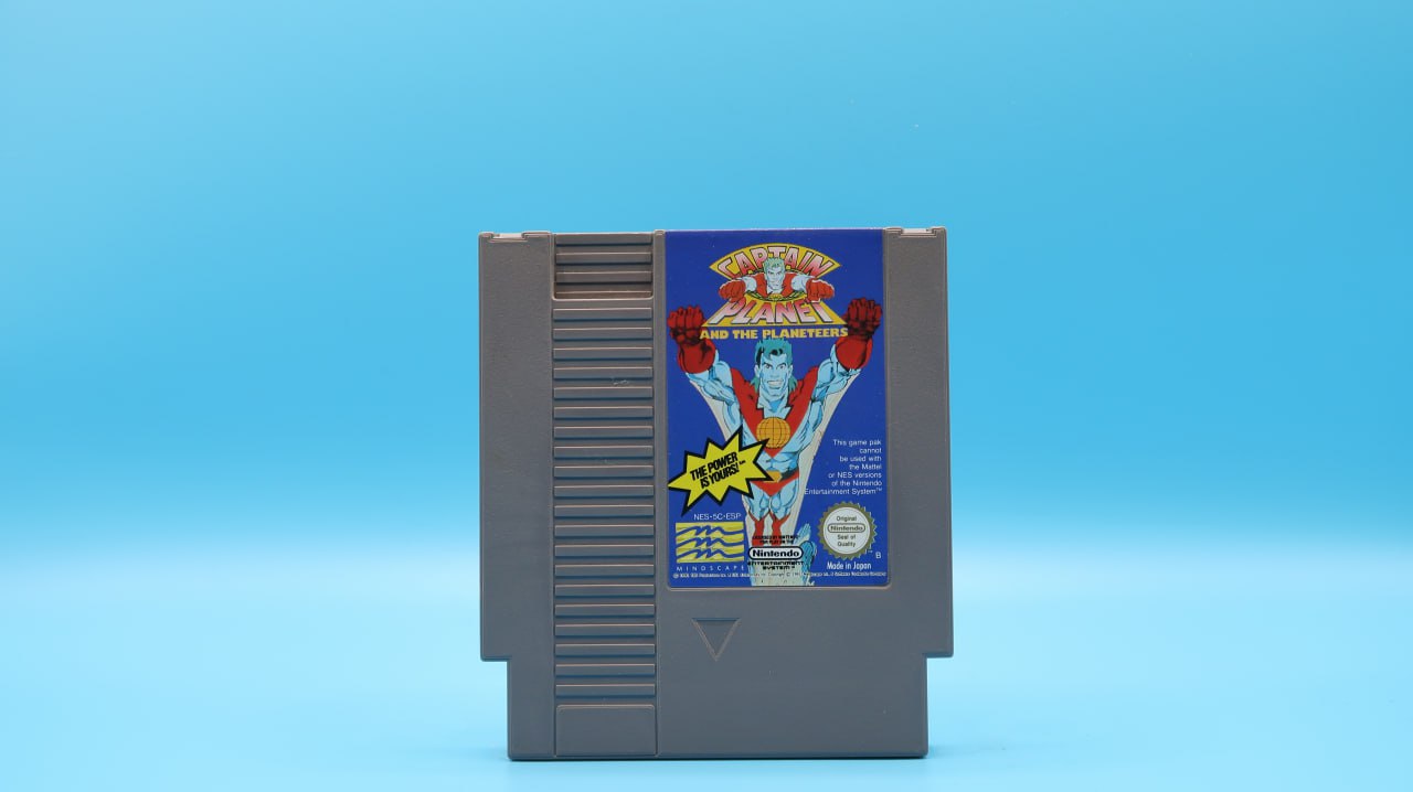 Sin Manual Captain Planet and the Planeteers NINTENDO NES