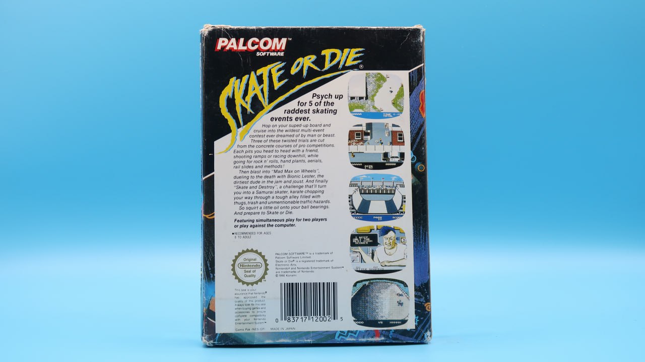 Skate or Die NINTENDO NES