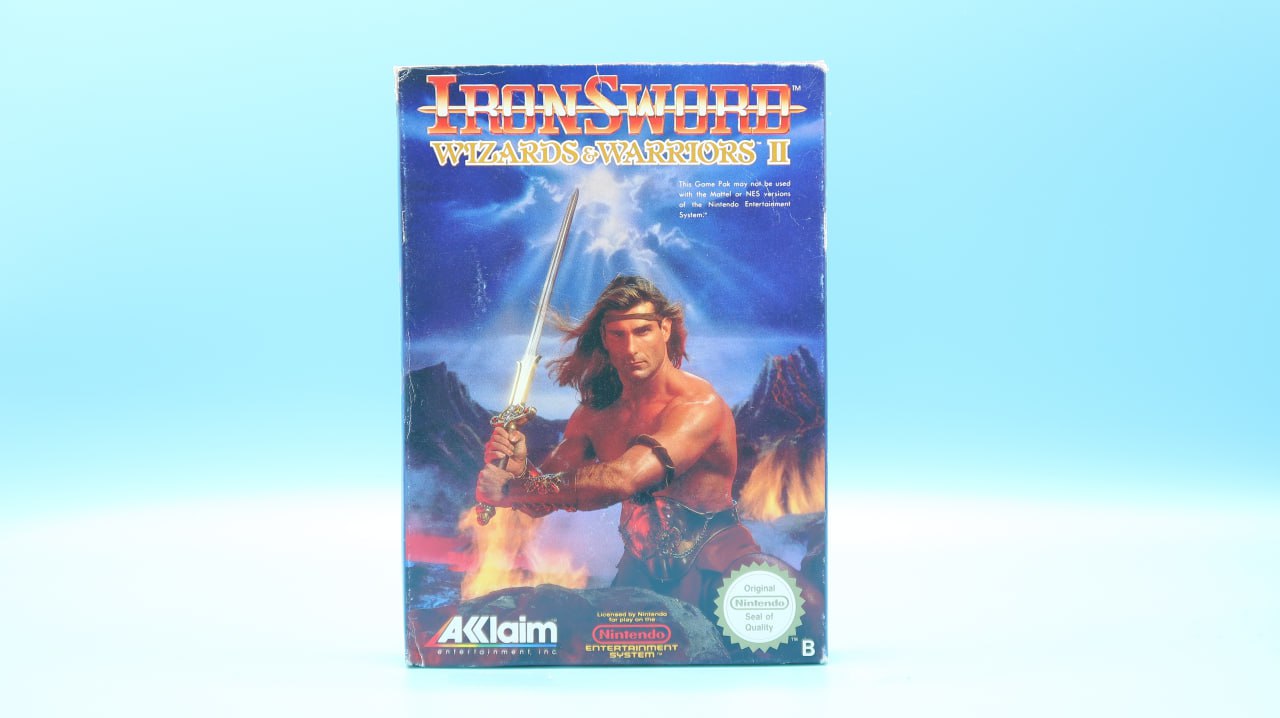 Sin Manual Iron Sword Wizards and Warriors II NINTENDO NES
