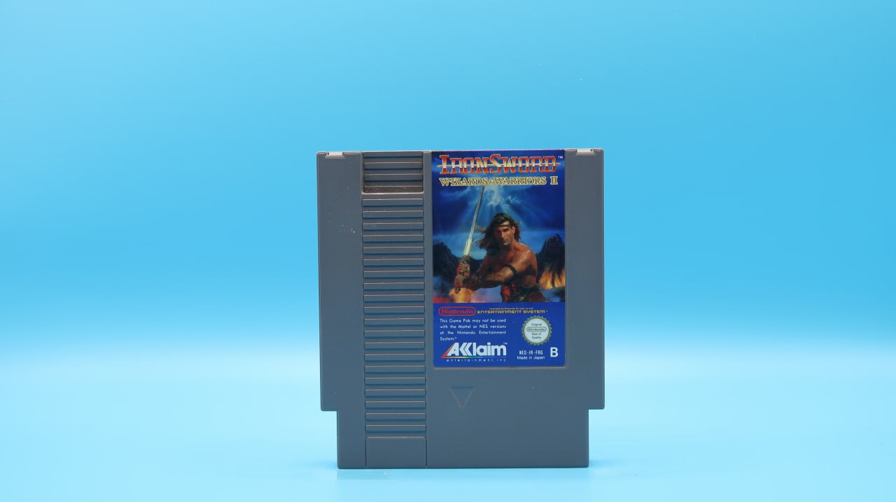 Sin Manual Iron Sword Wizards and Warriors II NINTENDO NES