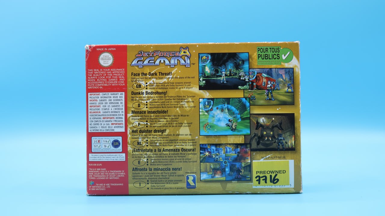 Jet Force Gemini NINTENDO 64