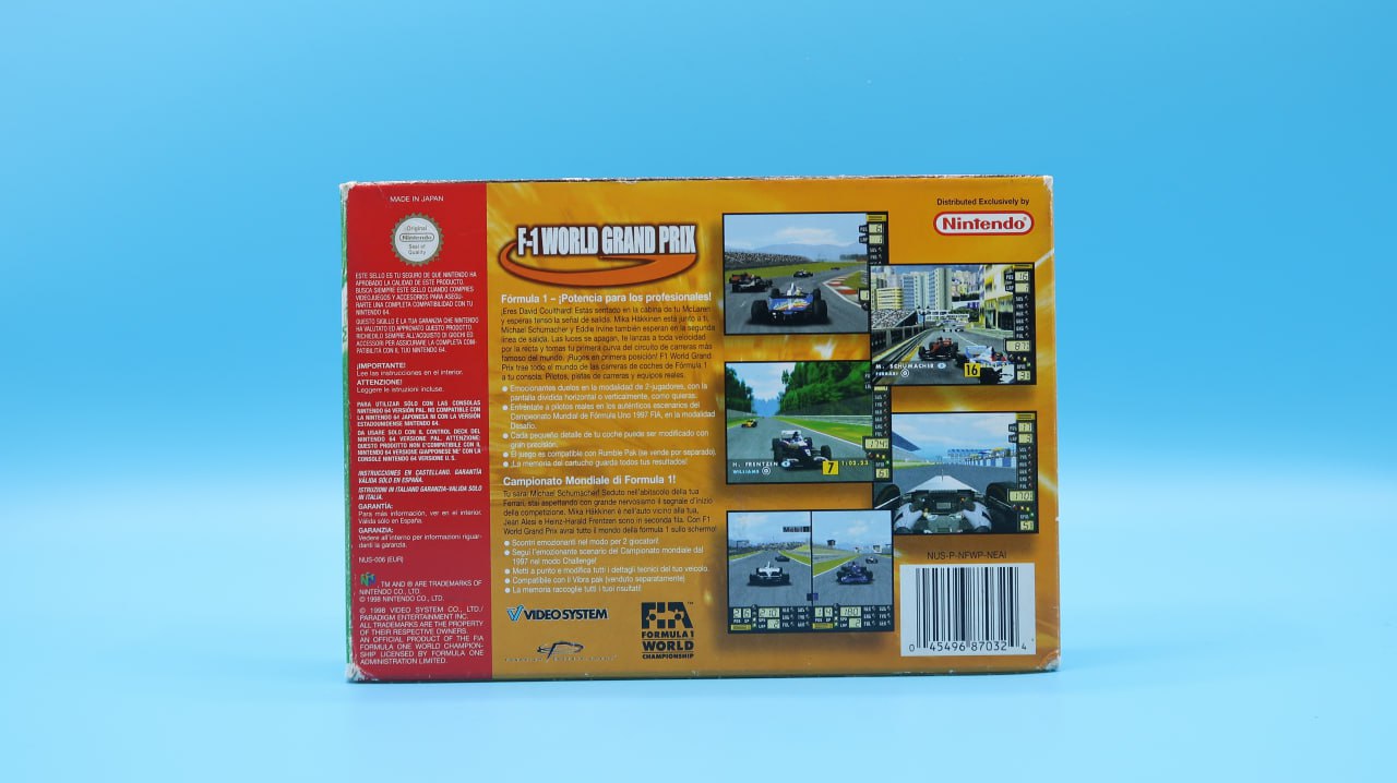 F-1 World Grand Prix NINTENDO 64