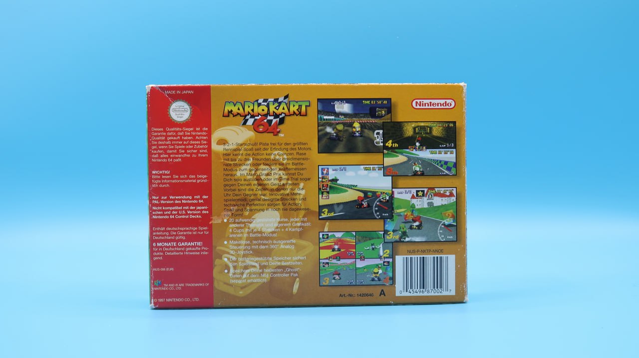 Mario Kart 64 NINTENDO 64 (Importación alemana)