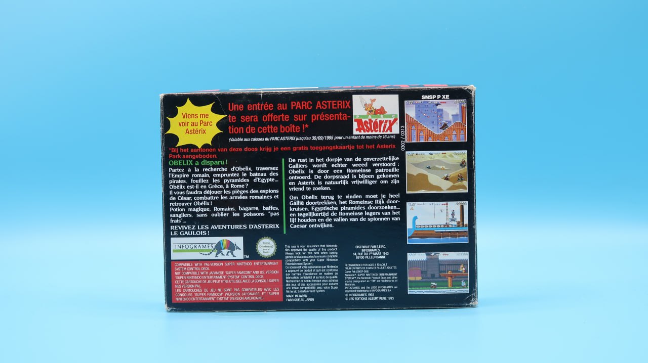 Asterix SUPER NINTENDO (Importación francesa)