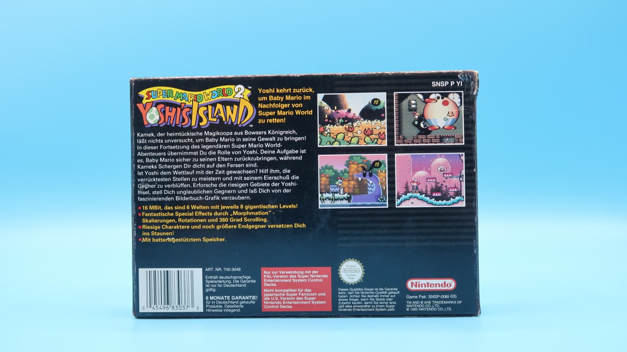 Sin Manual Super Mario World 2 Yoshis Island SUPER NINTENDO (Importación alemana)