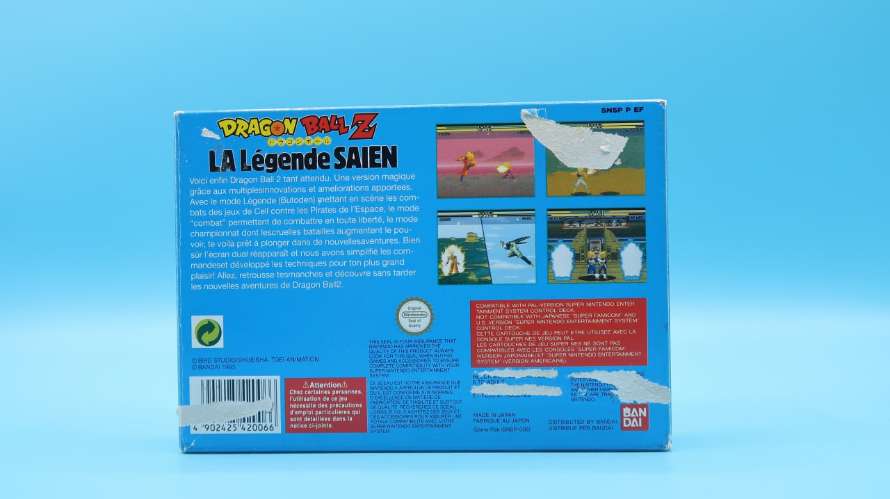 Dragon Ball Z La Legende Saien SUPER NINTENDO