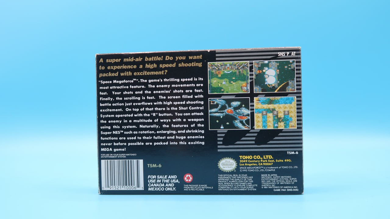Space Megaforce SUPER NINTENDO (Importación americana)