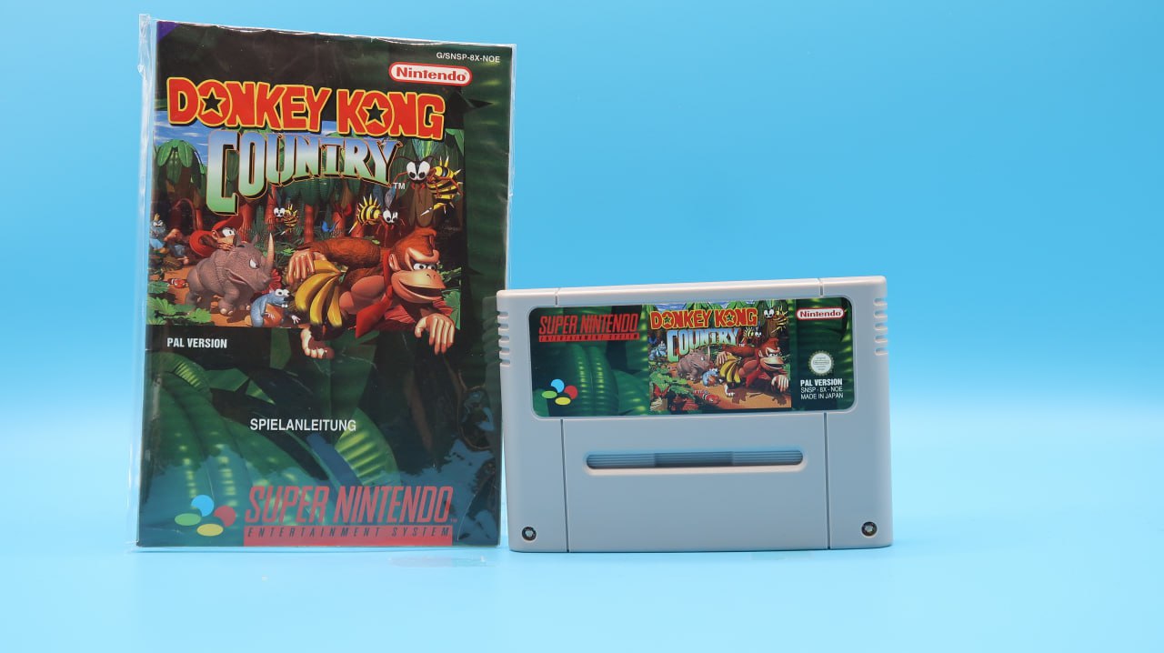 Donkey Kong Country SUPER NINTENDO (Importación alemana)