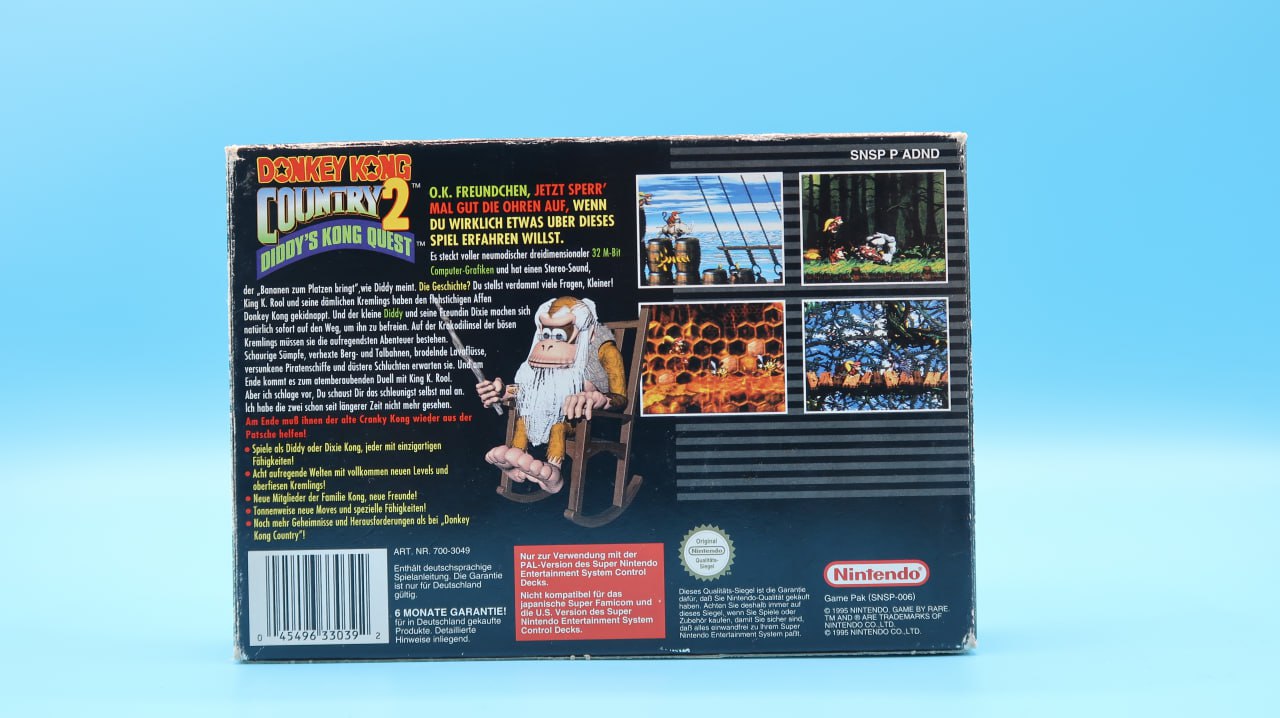 Donkey Kong Country 2 SUPER NINTENDO (Importación alemana)