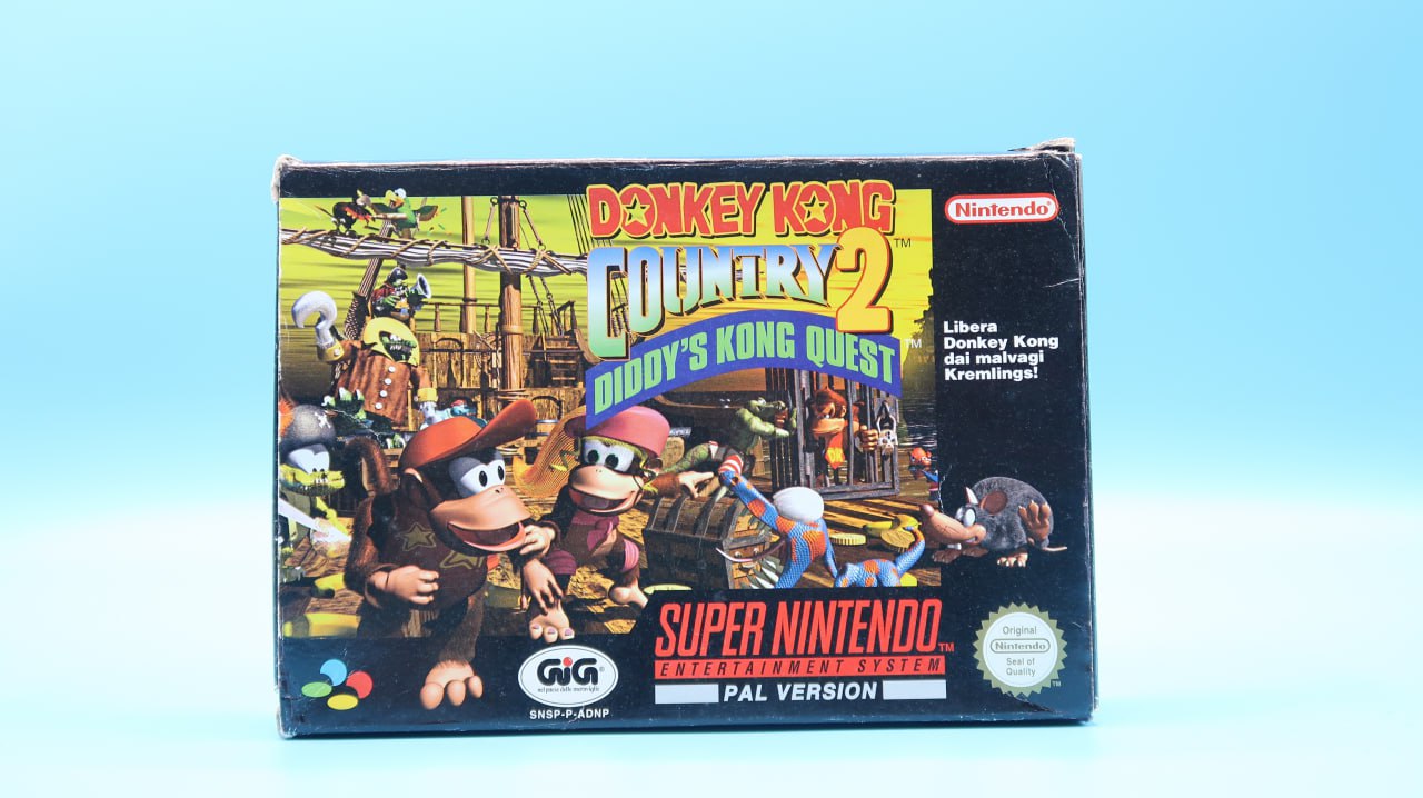 Sin Manual Donkey Kong Country 2 SUPER NINTENDO (Importación italiana)