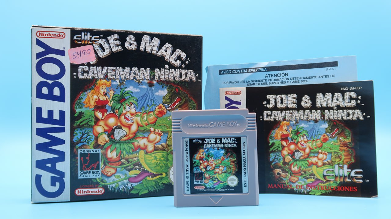 Joe and Mac Caveman Ninja GAME BOY