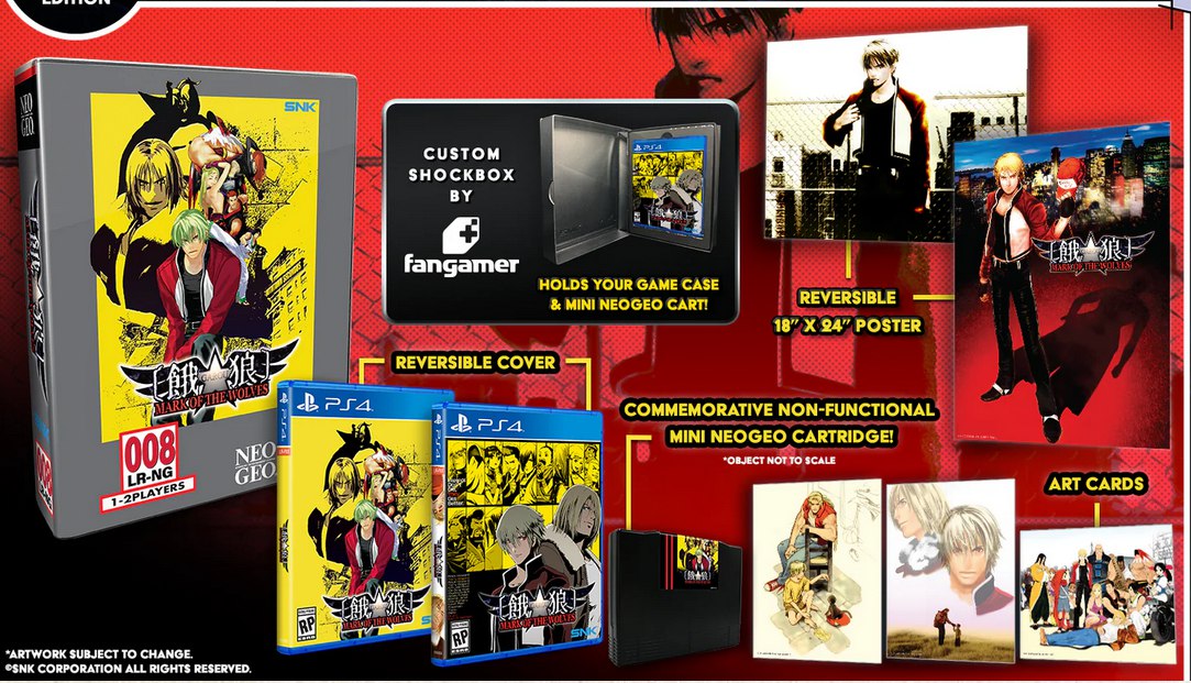 Garou Mark of the Wolves Collectors Edition Limited Run Games PLAYSTATION 4 (Importación americana)
